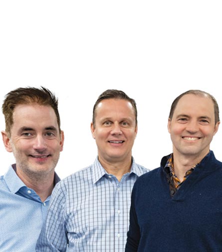 Simon Leigh, Vice President of Engineering; Tim Bakken, Vice President of Global Sales; David Kenyon, CEO & President, ElevATE Semiconductor